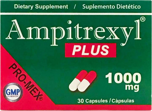 100% Natural Ampitrexyl Plus Antioxidant Capsules - 30 Count, 1000mg - Immune Support and Overall Wellness - Herbal Supplement in a Box - Espot.com.au