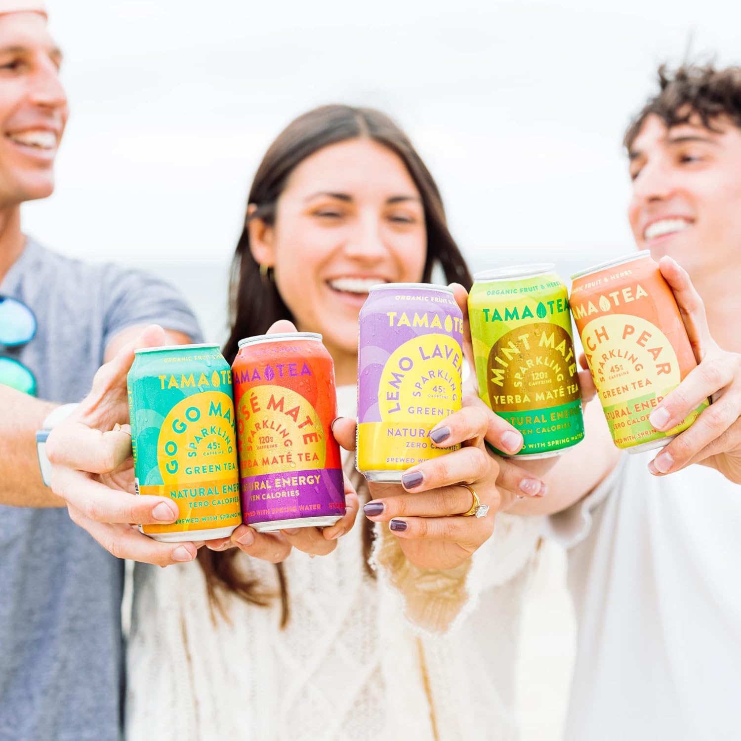 tama-tea-sparkling-peach-pear-green-tea---real-fruit-herb-infused-beverage-zero-sugar-calories-non-gmo-high-in-antioxidants---12-oz-pack-of-12-6