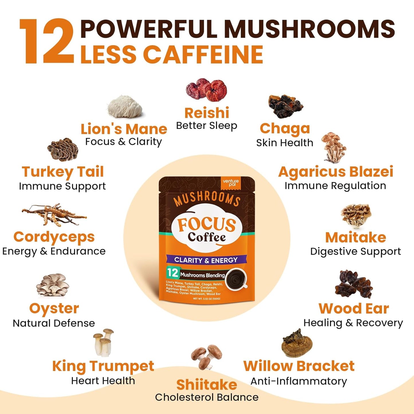 bundle-venture-pal-mushroom-coffee-electrolyte-powder---12-in-1-focus-immunity-coffee-with-ashwagandha-sugar-free-electrolyte-packets---40-servings-16-sticks-3