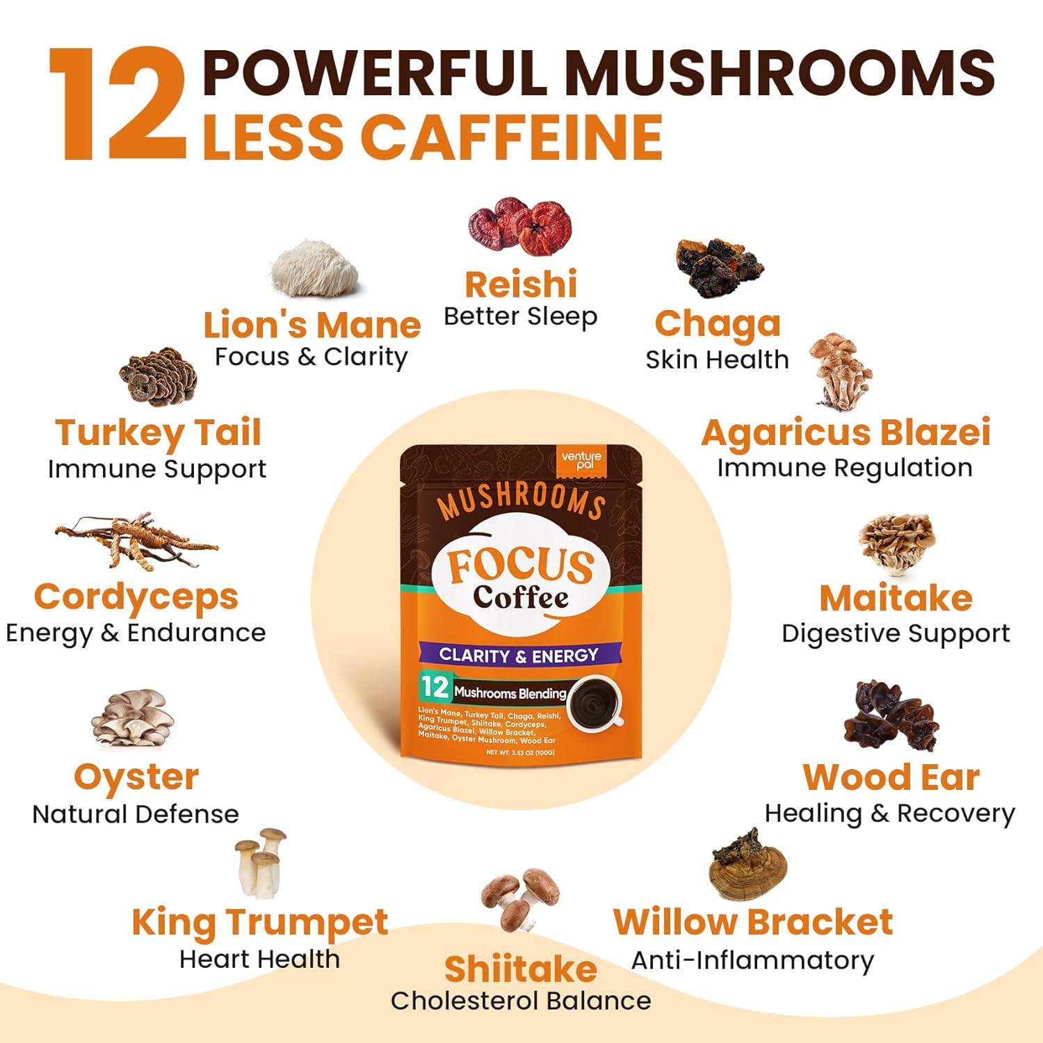 bundle-venture-pal-mushroom-coffee-electrolyte-powder---12-in-1-focus-immunity-coffee-with-ashwagandha-sugar-free-electrolyte-packets---40-servings-16-sticks-3