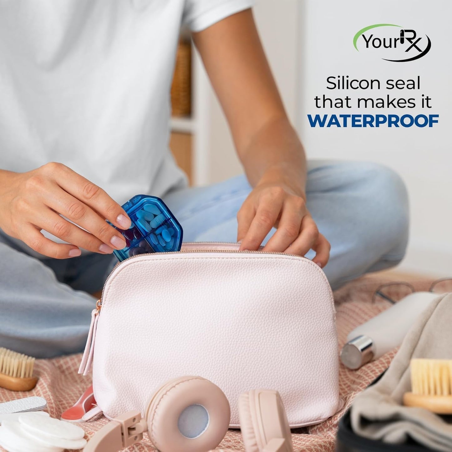 blue-yourrx-travel-pill-organizer-with-4-compartments---durable-and-watertight-pill-case-for-vitamins-supplements-and-medicine---compact-pill-container-for-purse---travel-size-pill-holder-2