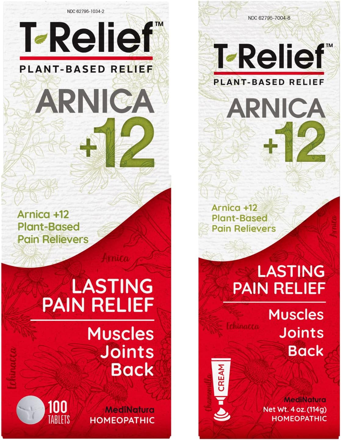 bundle-of-t-relief-arnica-12-natural-pain-relievers-in-tablets-and-cream---100ct-tablets-and-4oz-cream-for-natural-pain-relief-by-medinatura-1