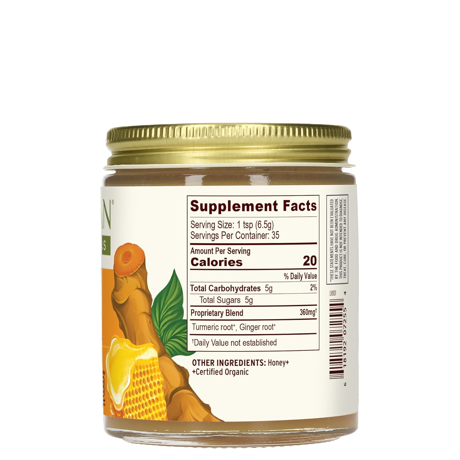 organic-turmeric-and-ginger-infused-honey---superfood-herbal-honey-for-adults-and-kids---825-oz---raw-unfiltered-sustainably-sourced-honey-3