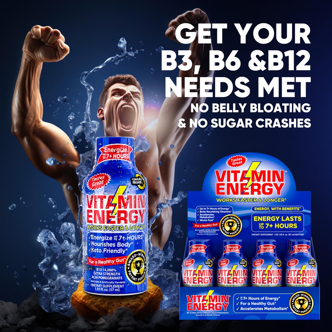 natural-vitamin-b12-energy-shots-for-long-lasting-energy-focus---sugar-free-carb-free-supplement-with-vitamins-b6-b12---acai-pomegranate-flavor---193-fl-oz-x-12-pack-5