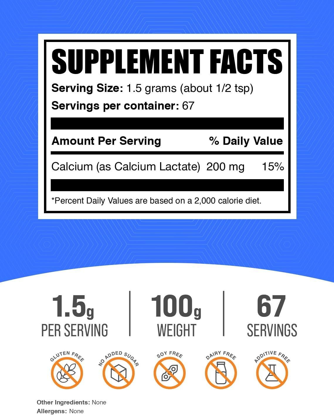 high-quality-calcium-lactate-powder---food-grade-supplement-1500mg-per-serving---100g-35-oz---pack-of-1---bulksupplements-2
