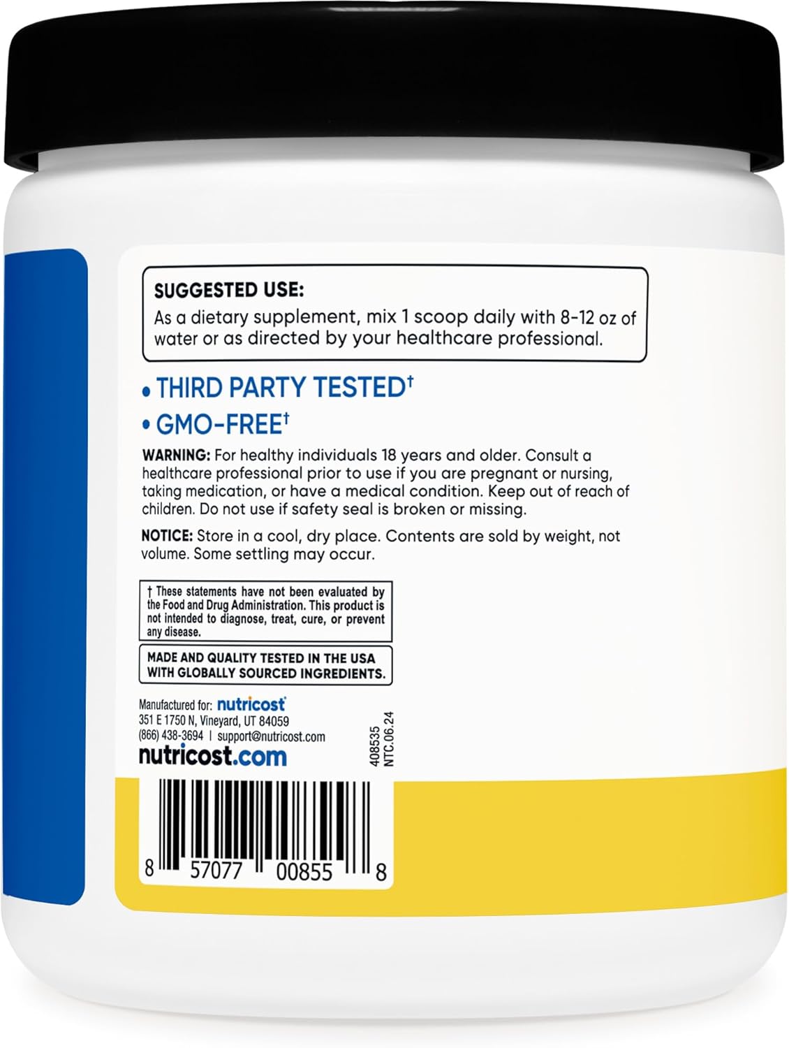 nutricost-pineapple-bcaa-powder---30-servings-optimal-211-ratio-for-muscle-recovery-and-growth-4