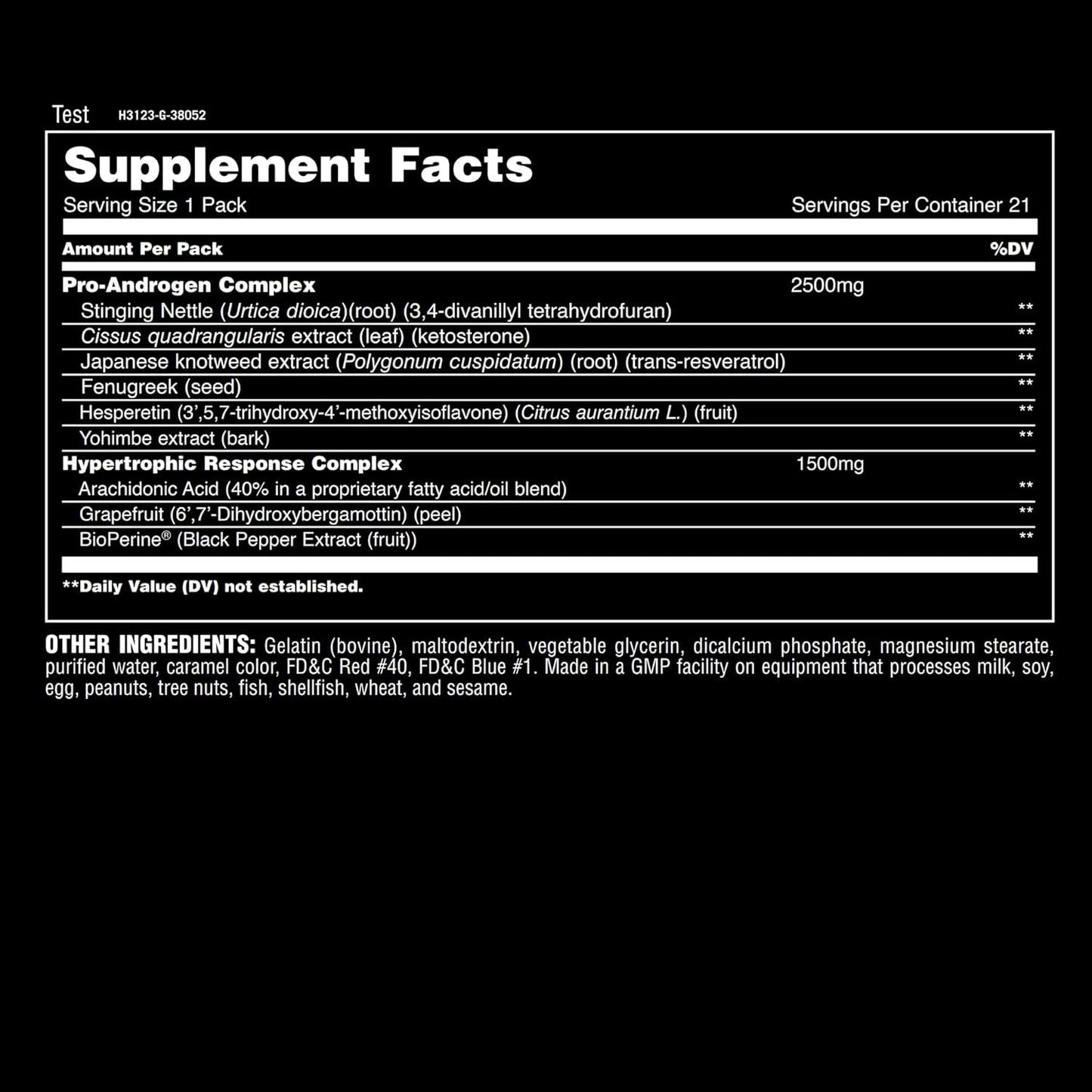 Men's Testosterone Booster for Strength Athletes & Bodybuilders - Libido Enhancing Supplement to Boost Stamina, Endurance, Muscle Growth - All-in-One 21 Day Cycle Pack - Espot.com.au