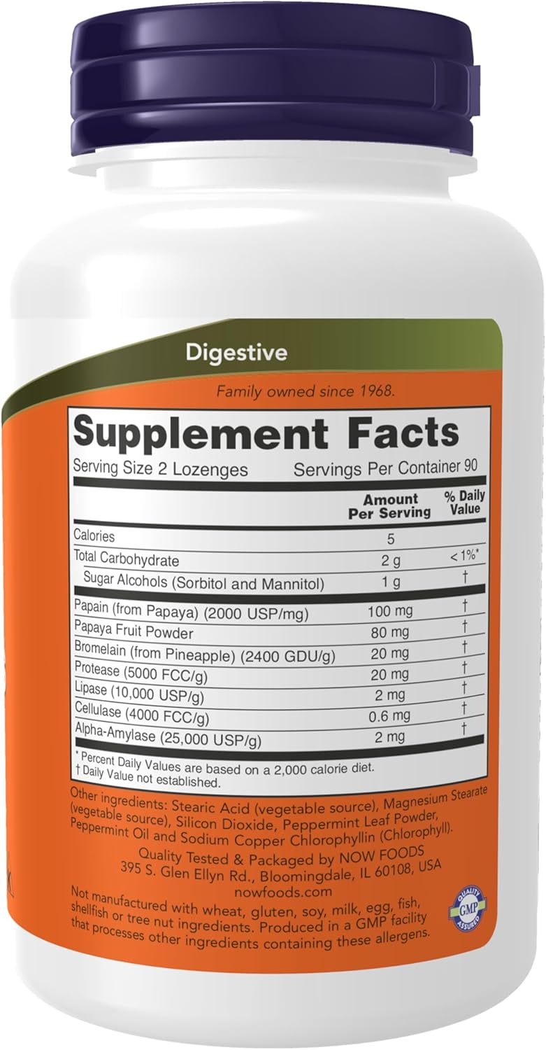 now-foods-papaya-enzyme-with-mint-and-chlorophyll-chewable-lozenges-for-digestive-support---180-supplements-2
