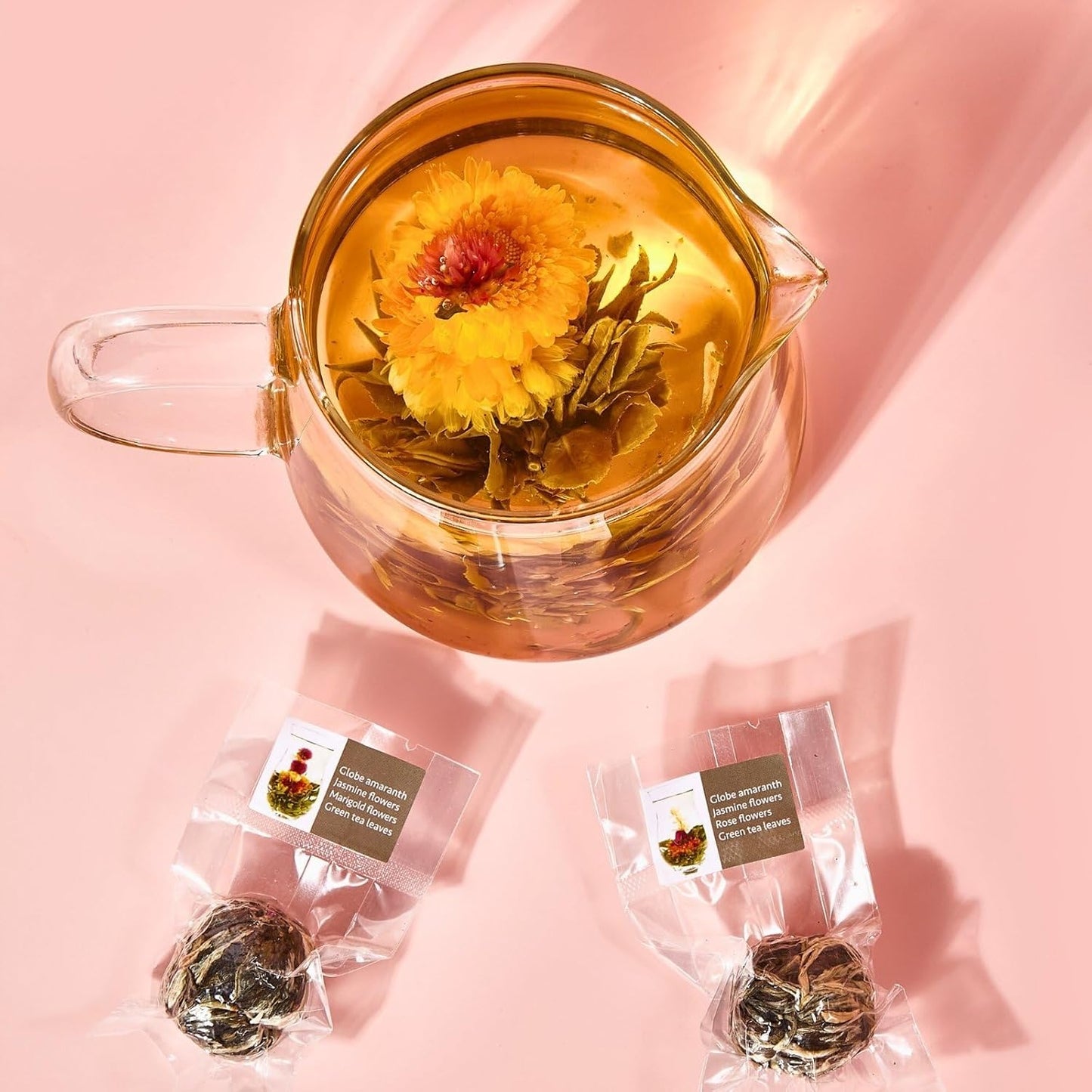 blooming-tea-flowers-gift-set---10-unique-varieties-flowering-tea-balls---handmade-flower-tea---perfect-gift-for-tea-lovers---anniversary-valentine-birthday---blooming-green-tea-with-flowers-9