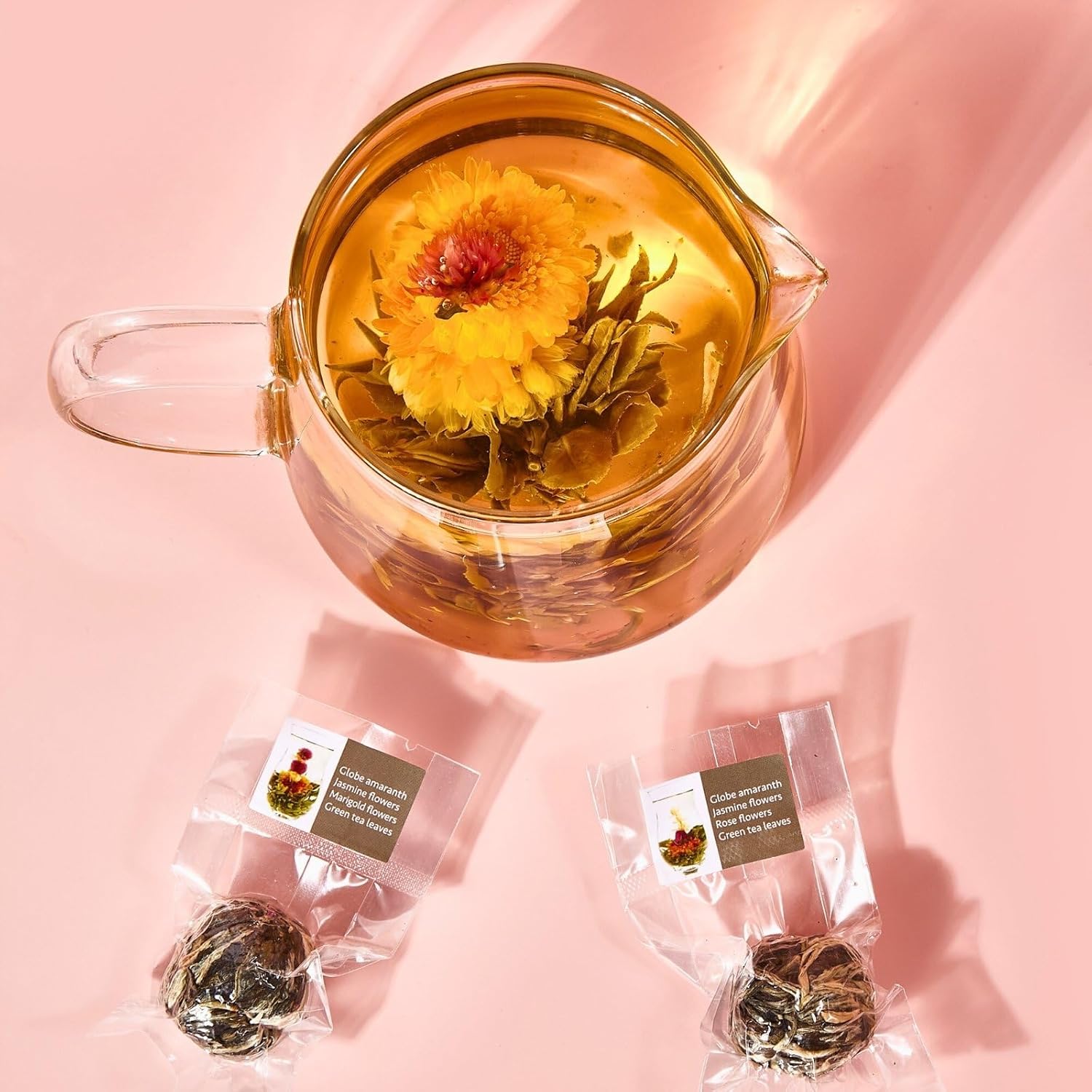 blooming-tea-flowers-gift-set---10-unique-varieties-flowering-tea-balls---handmade-flower-tea---perfect-gift-for-tea-lovers---anniversary-valentine-birthday---blooming-green-tea-with-flowers-9