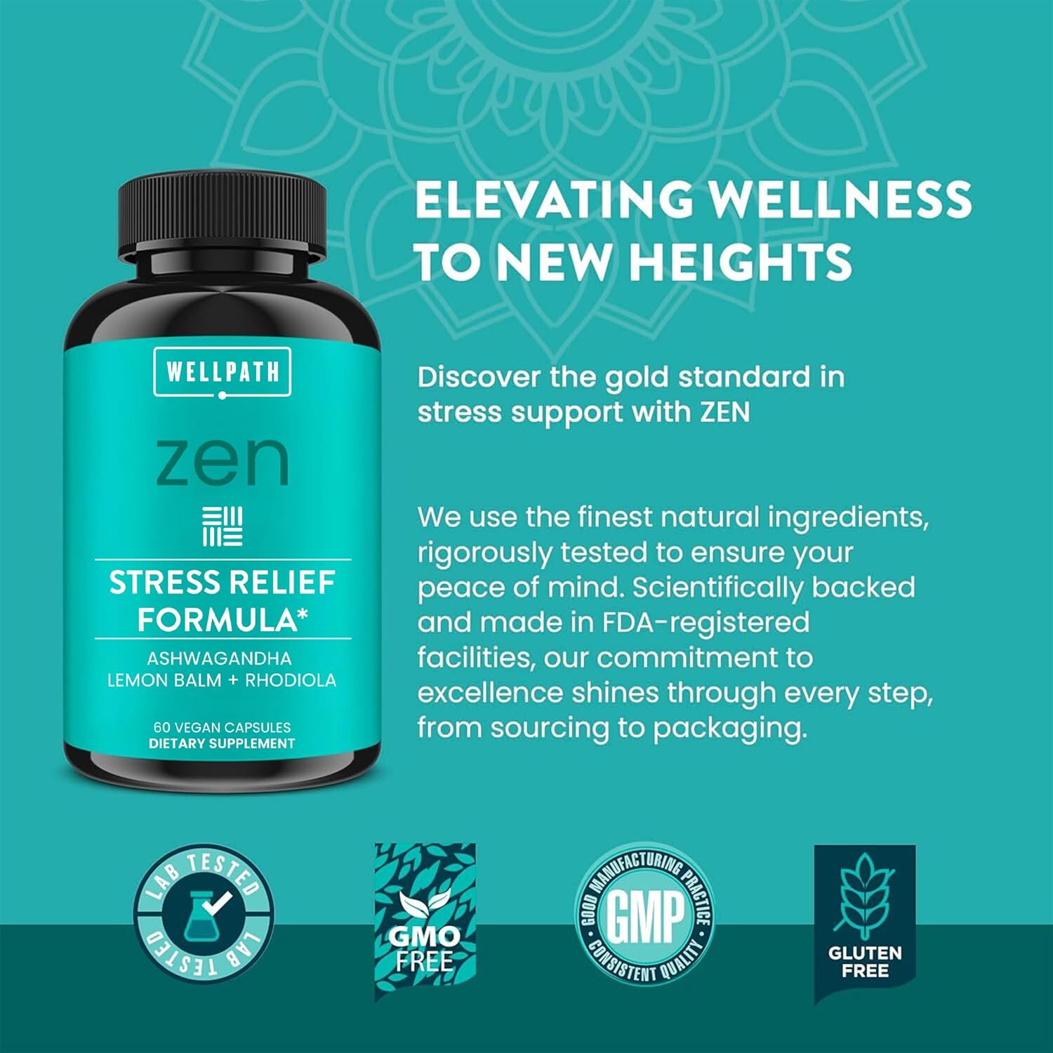 zen-stress-relief-supplement-with-mood-support---herbal-capsules-for-calm-energy-stress---ashwagandha-rhodiola-rosea-l-theanine-lemon-balm---60-ct-5