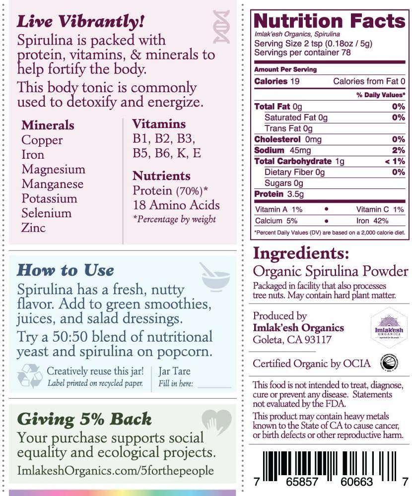 organic-spirulina-powder---blue-green-algae-superfood-with-protein-and-antioxidants---vegan-non-gmo-gluten-free---14oz-glass-jar-3
