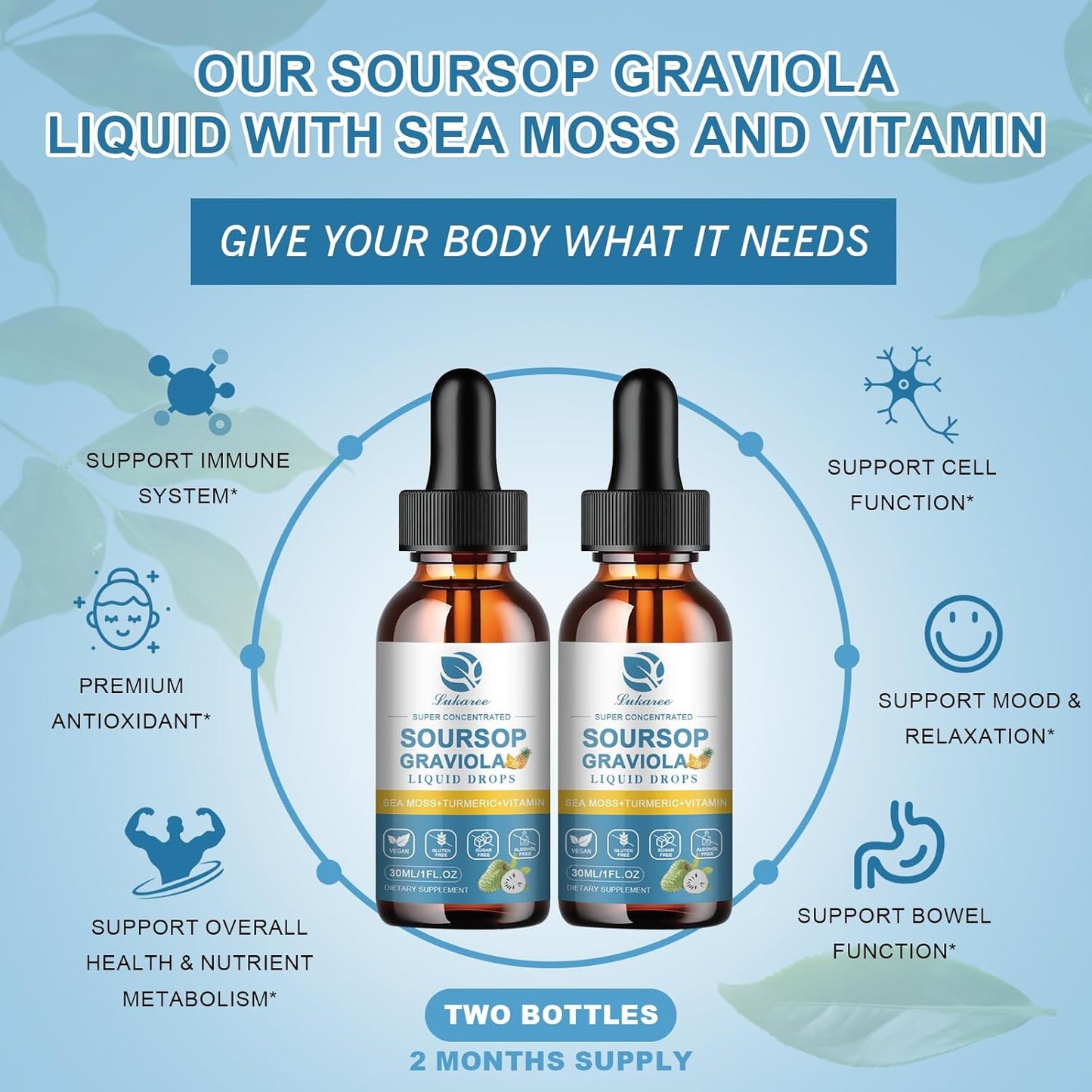 soursop-graviola-leaf-extract-liquid-drops-with-botanical-sea-moss-for-cell-support-regeneration-immunity-boost-liver-health-and-antioxidant---pineapple-flavored-soursop-bitters---2-pack-1-fl-oz-3