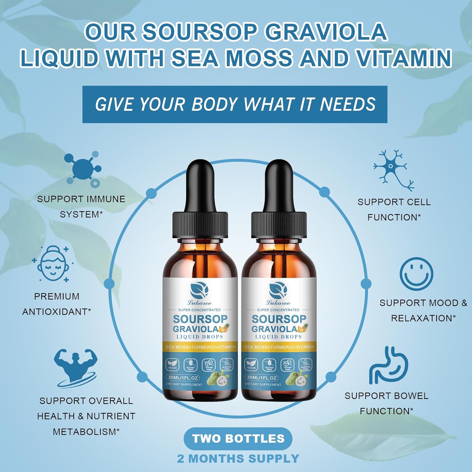 soursop-graviola-leaf-extract-liquid-drops-with-botanical-sea-moss-for-cell-support-regeneration-immunity-boost-liver-health-and-antioxidant---pineapple-flavored-soursop-bitters---2-pack-1-fl-oz-3