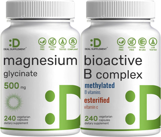 500mg-magnesium-glycinate-vitamin-b-complex-capsules-bundle---chelated-mineral-for-immune-support-energy-metabolism---veggie-capsules---high-absorption-formula-1