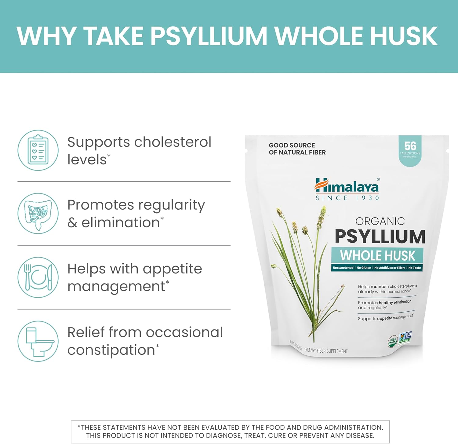 organic-psyllium-husk-fiber-supplement-for-daily-regularity-appetite-control---usda-certified-non-gmo-56-tablespoon-supply---unflavored-12-oz-4