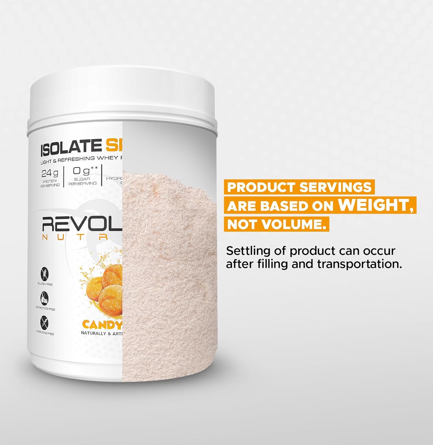 clear-whey-protein-powder---candy-peach-flavor-24g-protein-per-scoop-collagen-infused-zero-sugar-817g-23-servings---revolution-nutrition-isolate-splash-7