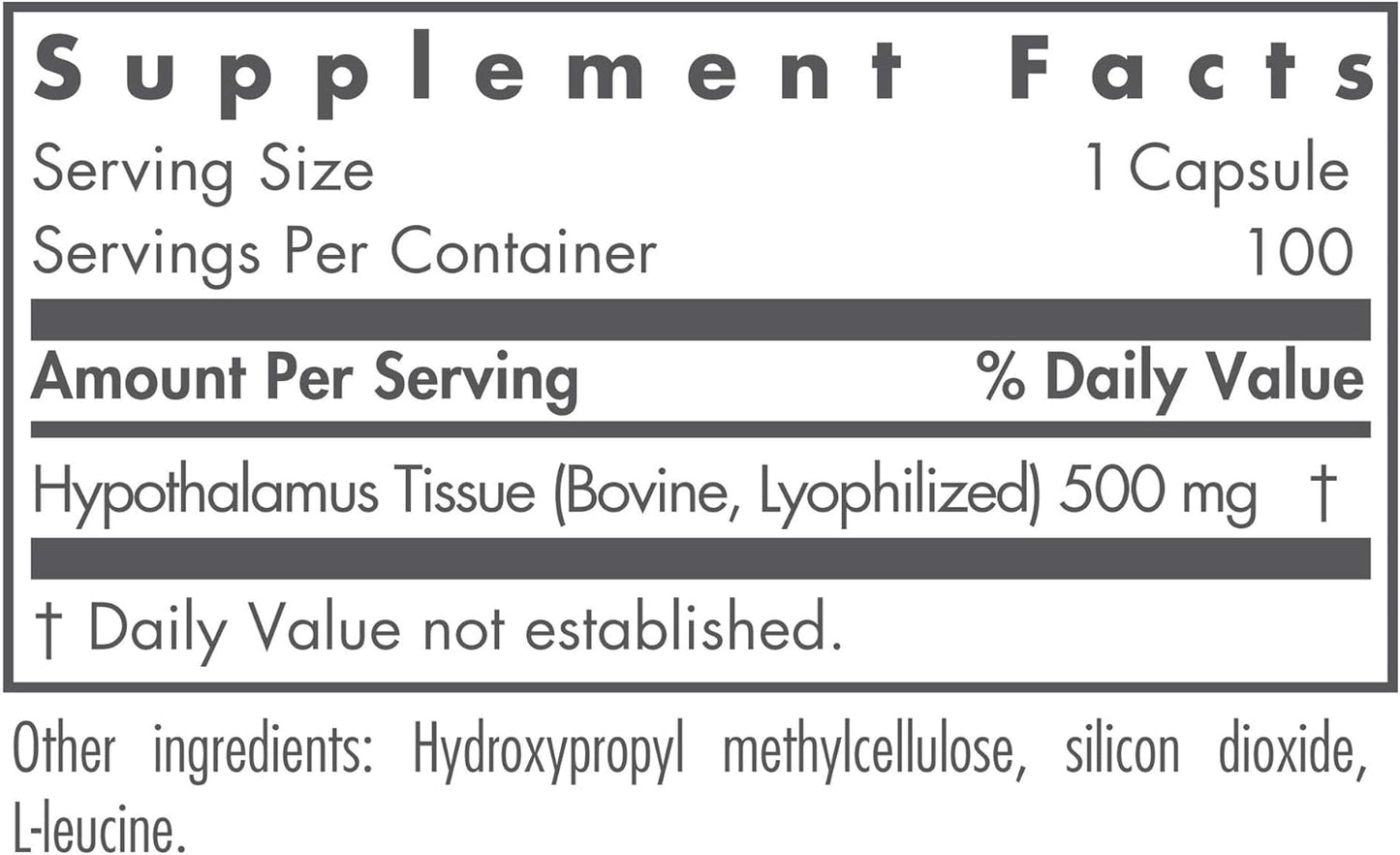 endocrine-support-supplement-with-500mg-of-natural-glandular-hypothalamus---adrenal-pituitary-gland-function---bovine-lyophilized-vegicaps---100-count-2