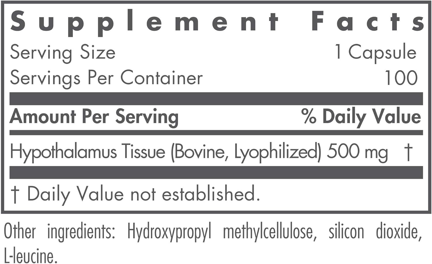 endocrine-support-supplement-with-500mg-of-natural-glandular-hypothalamus---adrenal-pituitary-gland-function---bovine-lyophilized-vegicaps---100-count-2