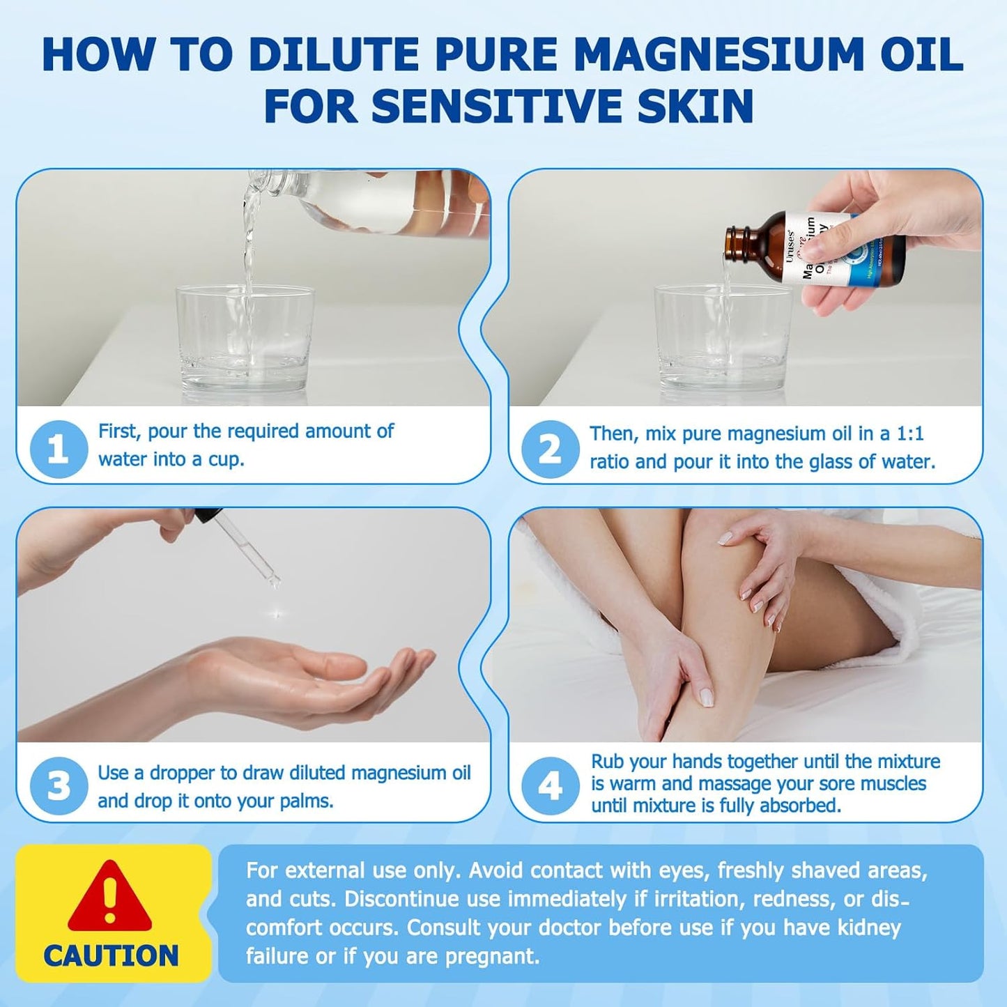 2-Pack Pure Magnesium Oil Spray in Glass Bottle for Feet - Topical Magnesium Chloride Brine for Easy Absorption - Espot.com.au