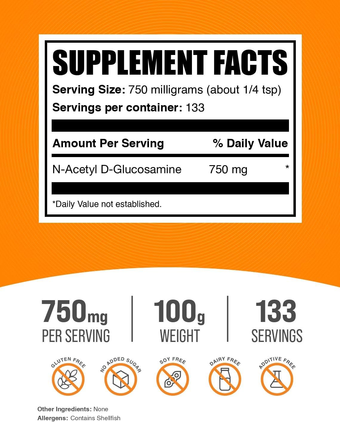 gluten-free-n-acetyl-glucosamine-powder---100g-35-oz---750mg-per-serving---bulk-supplement-for-joint-health---pack-of-1-2