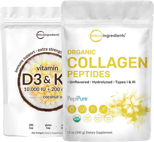 vitamin-d3-10000-iu-k2-200-mcg-coconut-oil-softgels-organic-collagen-peptides-powder-bundle---essential-sunshine-vitamins-hydrolyzed-bovine-collagen---2-pack-1