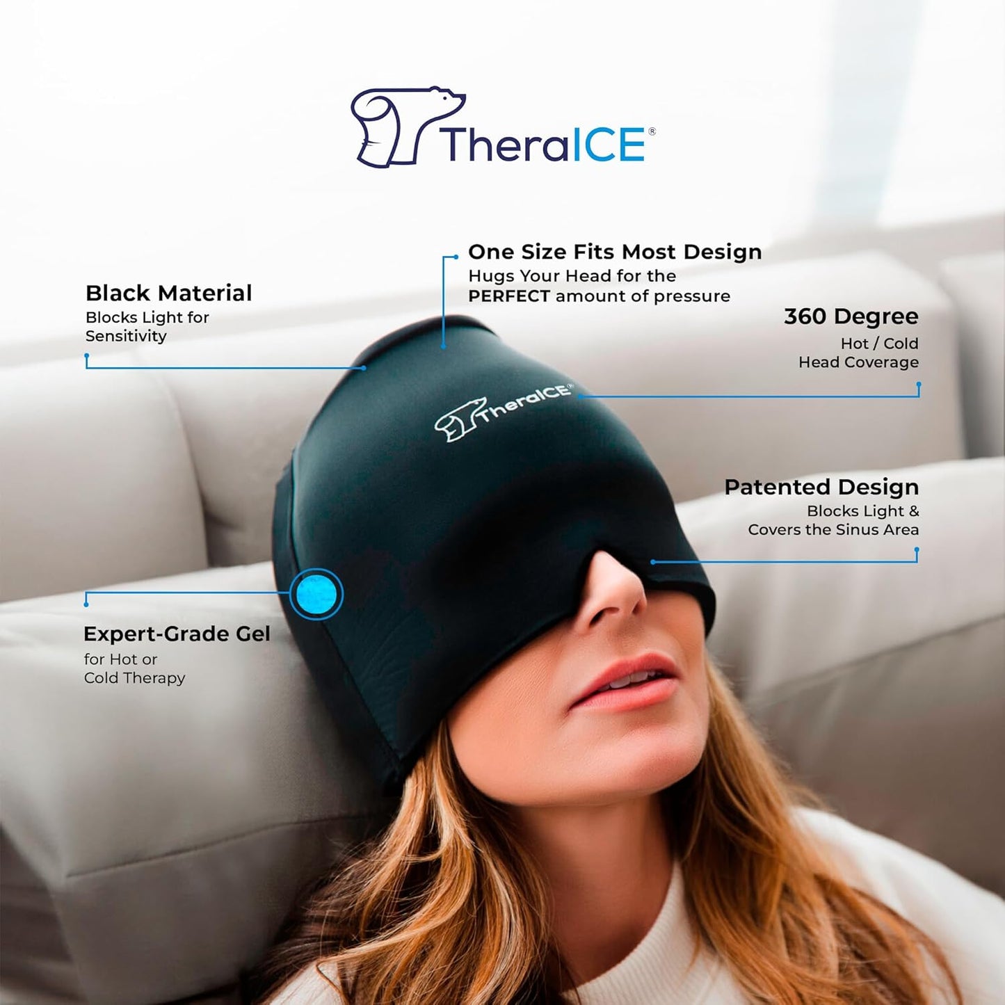 theraice-migraine-relief-cap-with-hot-cold-therapy-gel-pack---headache-relief-hat-for-migraines---cooling-gel-sleep-mask-for-pain-relief-3