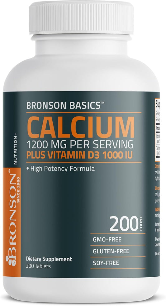 high-potency-bronson-calcium-with-vitamin-d3---1200mg-per-serving-1000-iu-non-gmo-200-tablets-1