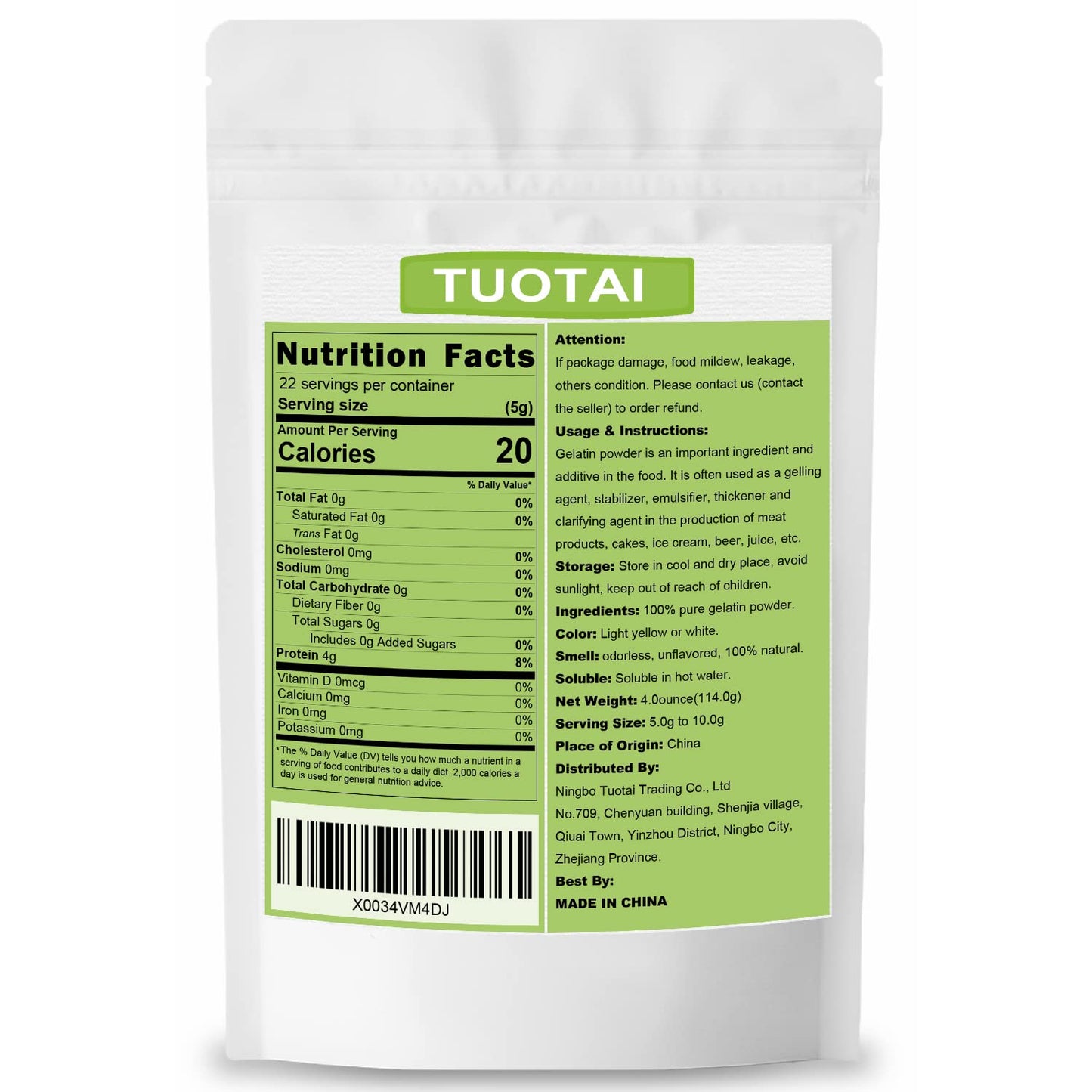 tuotai-unflavored-gelatin-powder---4-ounces---food-grade-gelatin-powder-for-cake-jelly-marshmallow-baking---high-quality-gelatin-powder-8