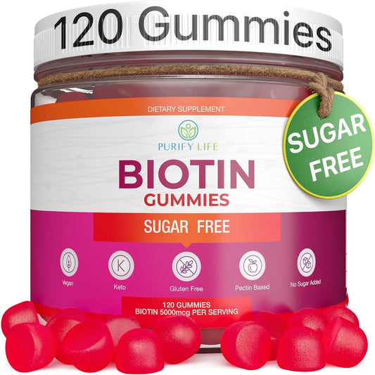 vegan-biotin-gummies-for-hair-growth-nail-strength---120ct-bulk-pack---men-women---gluten-free-hair-nail-health-supplement-1
