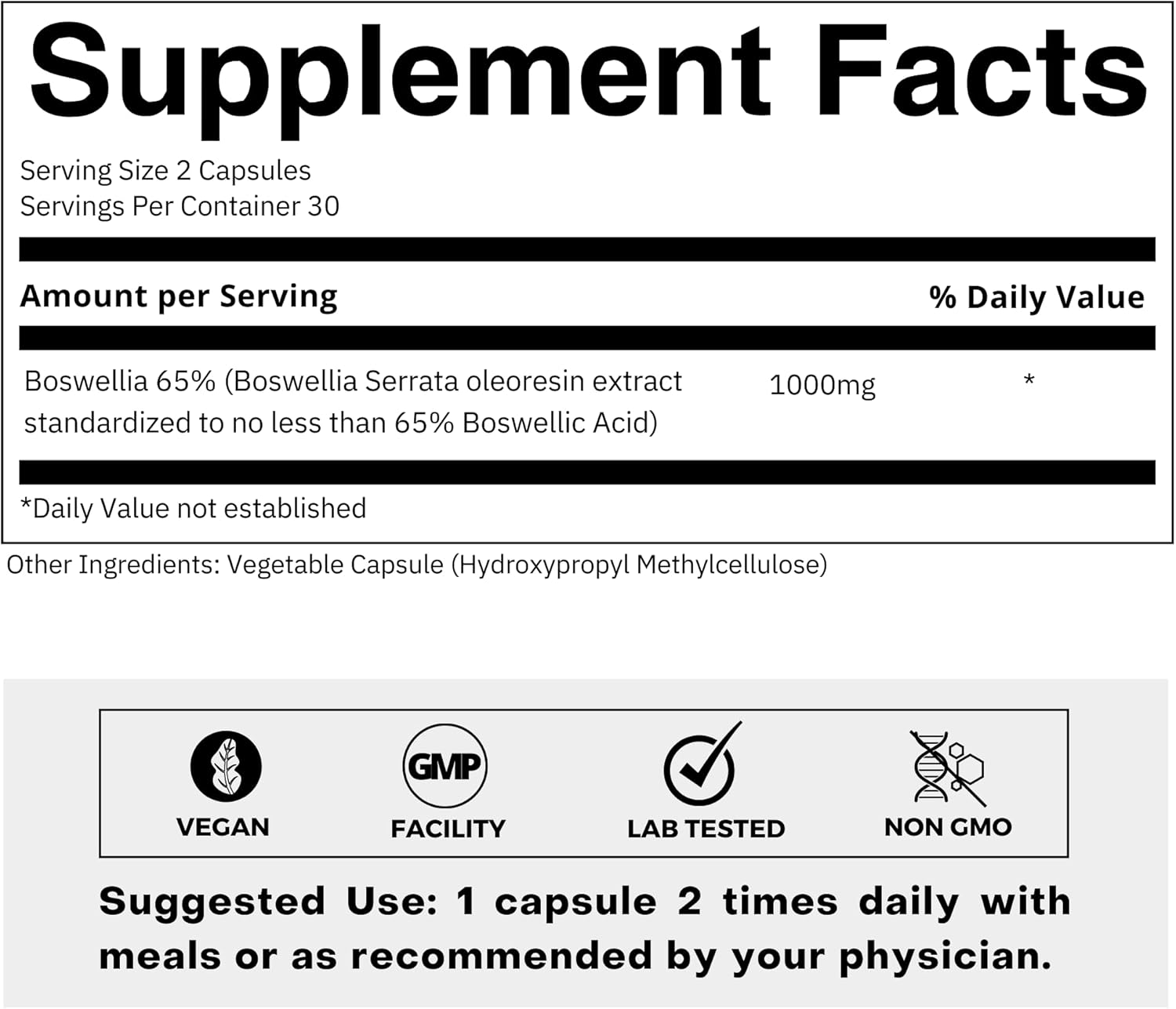 boswellia-serrata-extract-supplement-500mg---joint-and-muscle-support---65-boswellic-acids---60-capsules---indian-olibanumfrankincense-extract-2