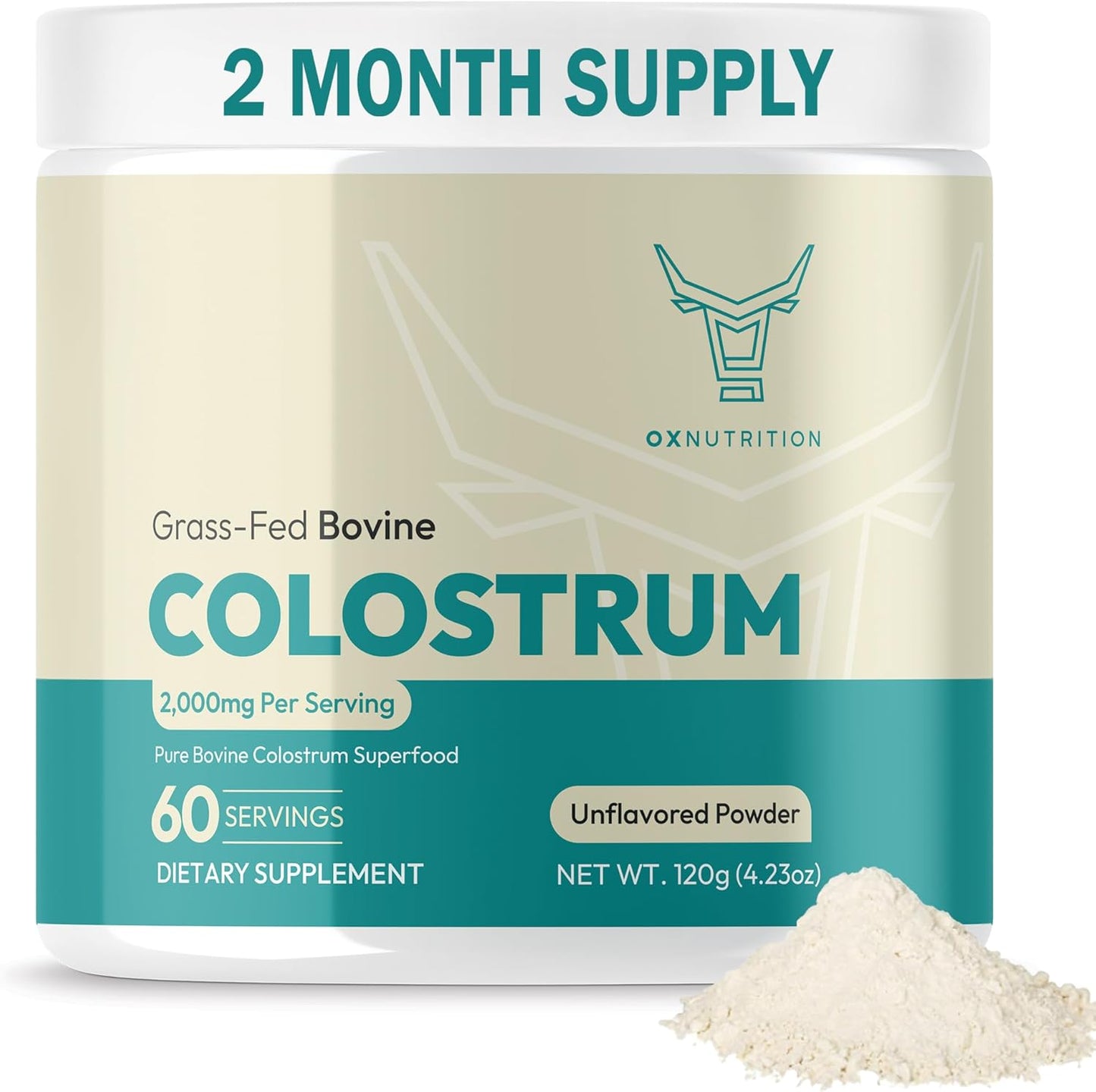 pure-grass-fed-bovine-colostrum-powder-supplement-for-gut-health-immune-support-muscle-recovery-hair-beauty---natural-igg-unflavored-60-servings-8