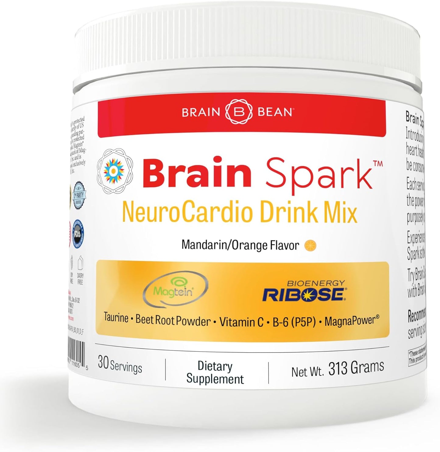 mitochondrial-brain-support-drink-mix-with-magnesium-creatine-d-ribose-taurine-and-p5p-brain-bean-brain-spark-30-servings-1
