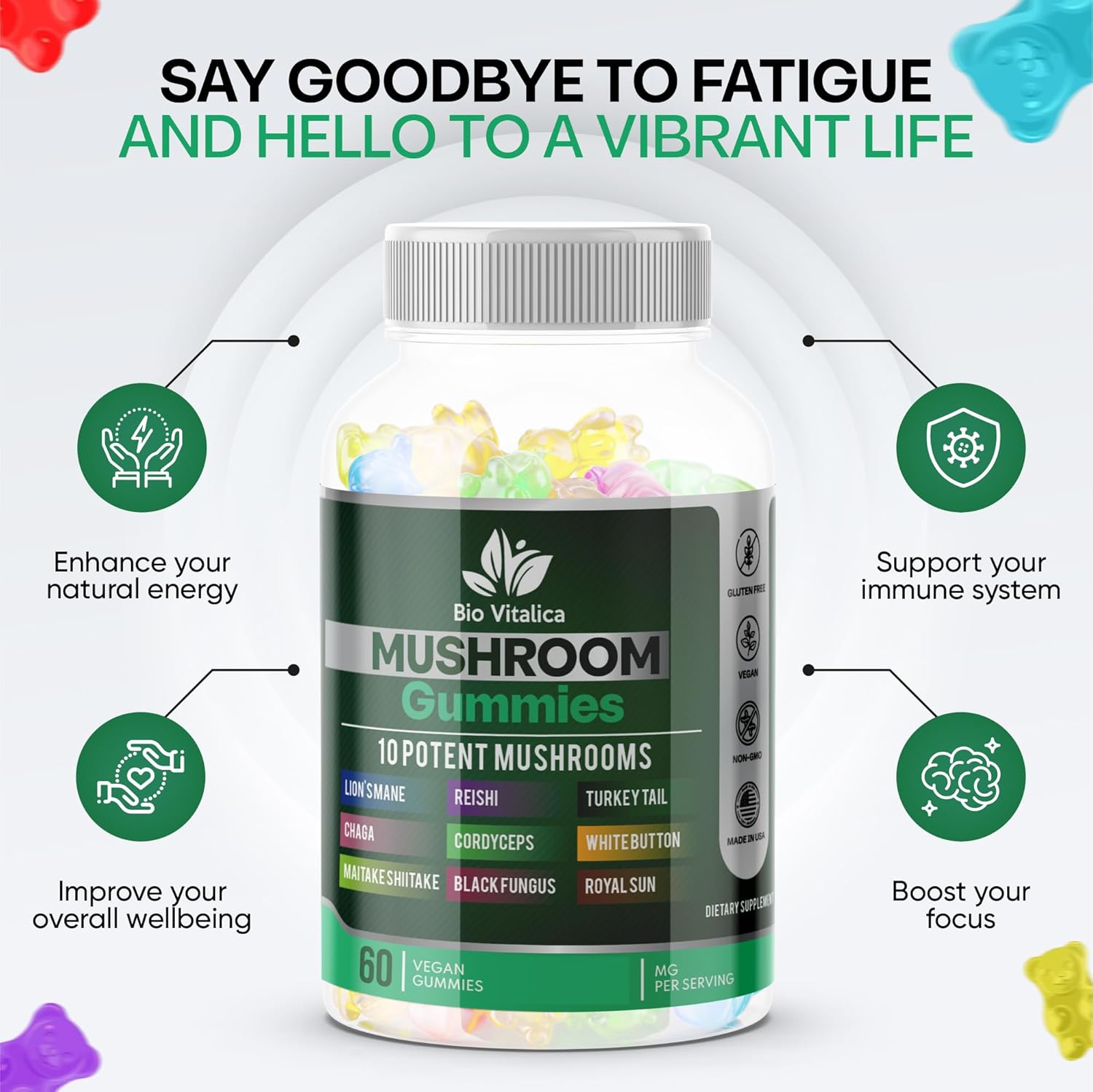 parental-bio-vitalica-mushroom-gummies---lions-mane-10-blend-mushroom-supplement-for-adults---reishi-chaga-cordyceps-turkey-tail-more-2