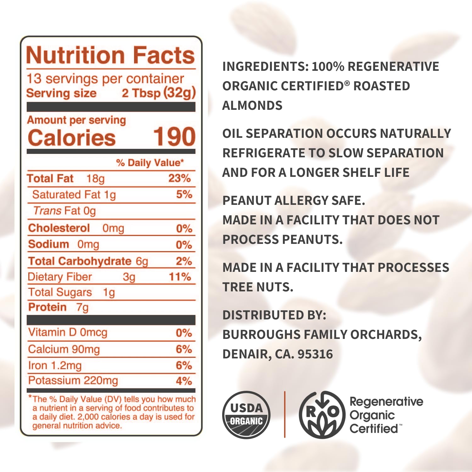 organic-crunchy-almond-butter-14-oz---regenerative-organic-certified-farm---high-antioxidants-vitamin-b---gluten-free-non-gmo-vegan---almond-nut-butter-6