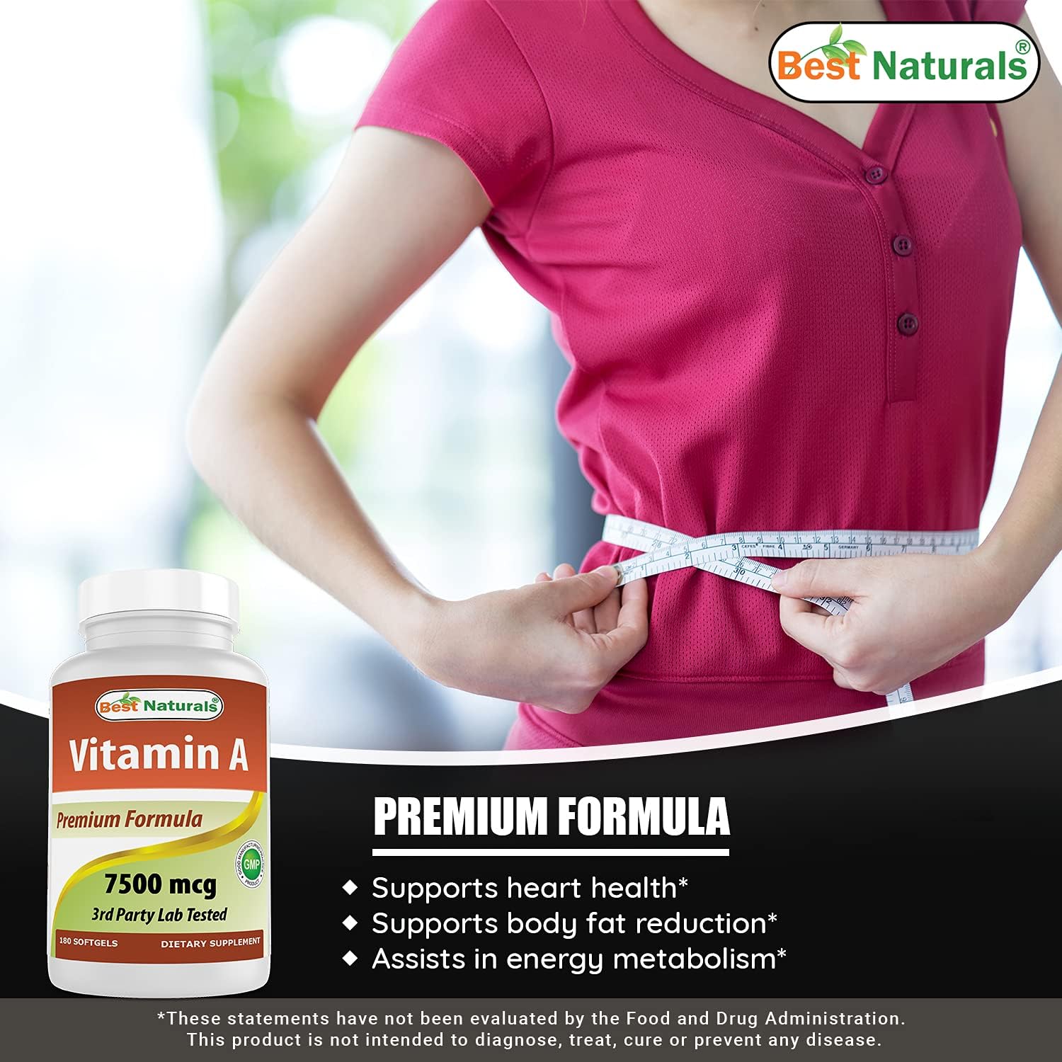 High Potency Vitamin A 25000 IU & B-Complex Supplement for Immune Support and Overall Health - Espot.com.au