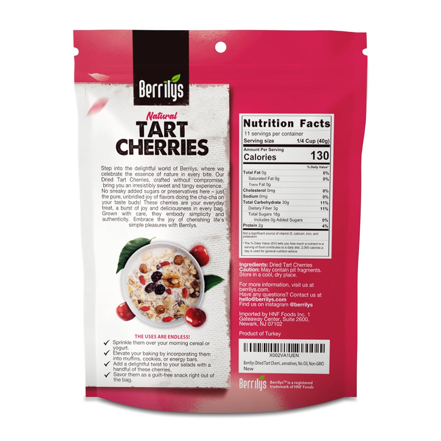 organic-dried-tart-cherries---unsweetened-pitted-unsulfured-16-oz-pack---non-gmo-no-sugar-no-preservatives-2