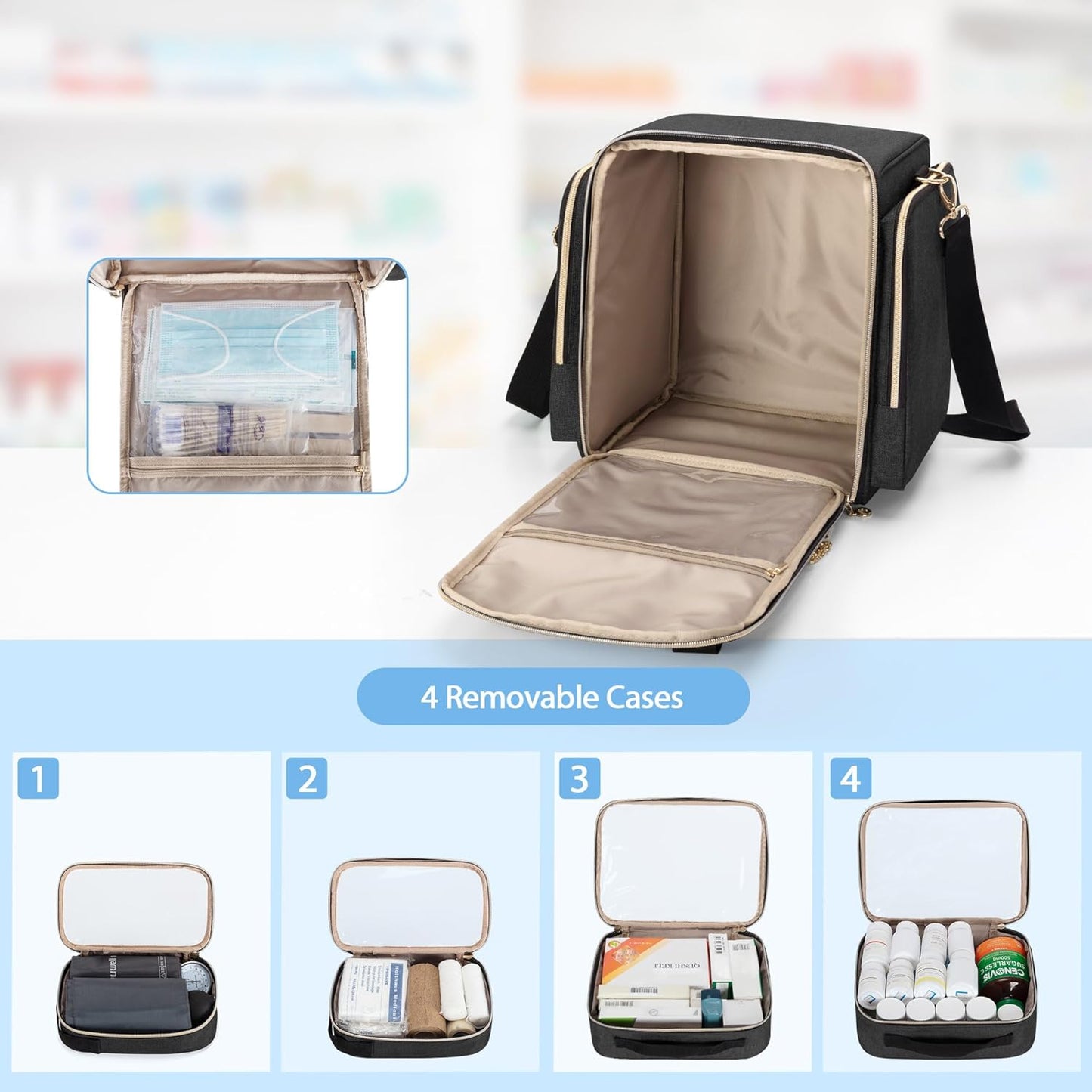 large-medicine-bag-with-4-removable-inner-cases-for-home-or-travel-use---multifunctional-medicine-storage-bag---black-2