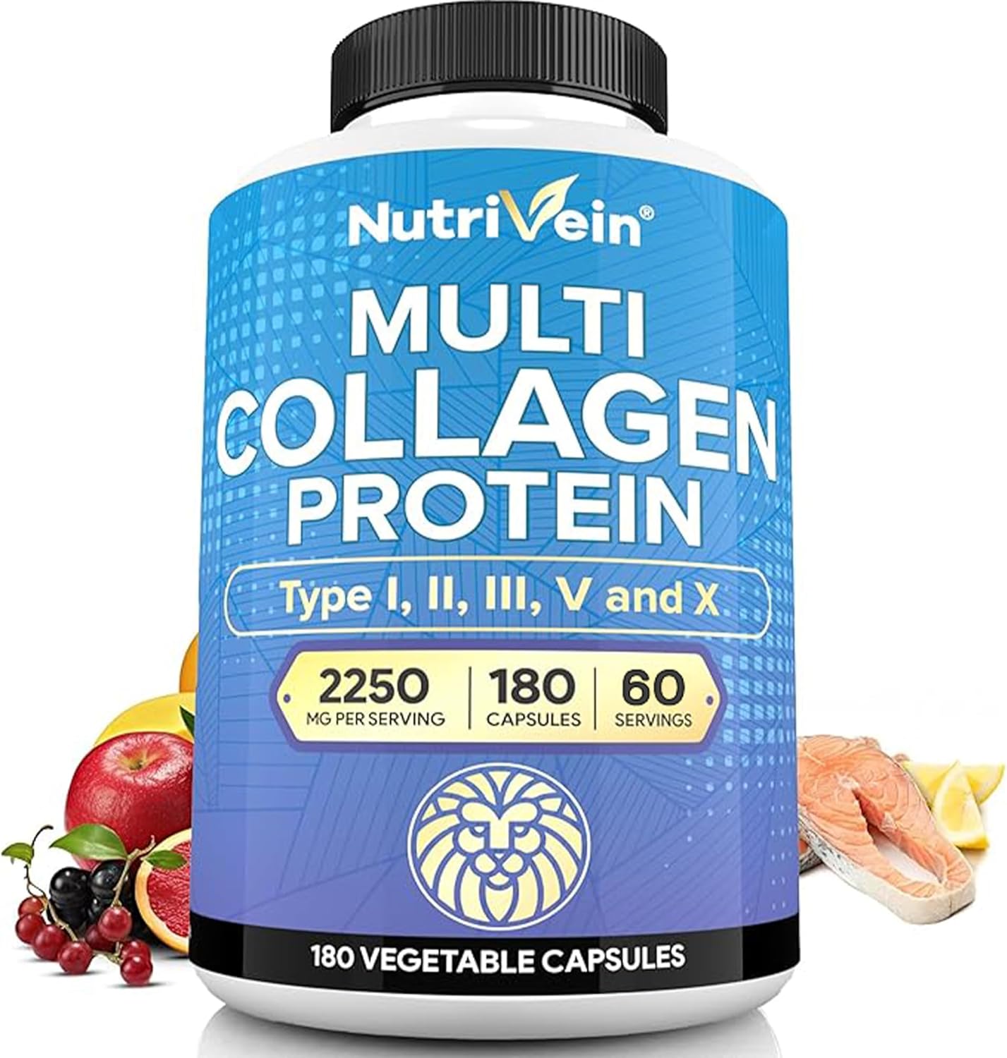 2250mg-multi-collagen-pills---180-capsules-for-anti-aging-healthy-joints-skin-hair-nails---type-i-ii-iii-v-x---hydrolyzed-protein-peptides-for-women-and-men-1