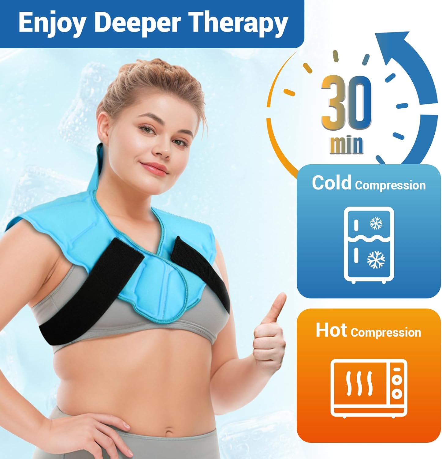 reusable-gel-ice-pack-wrap-for-neck-and-shoulders-pain-relief-with-straps---cold-compression-therapy-for-upper-back-and-cervical-injuries---fsa-hsa-eligible---smallmedium-size-6