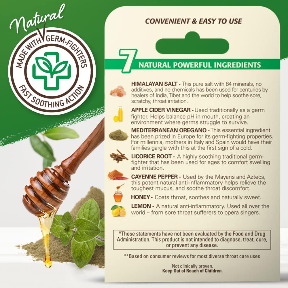 all-natural-throat-care-packets-for-adults---soothe-sore-throat-mucus-cough-oral-thrush---spicy-herb-flavor---20-pack-6