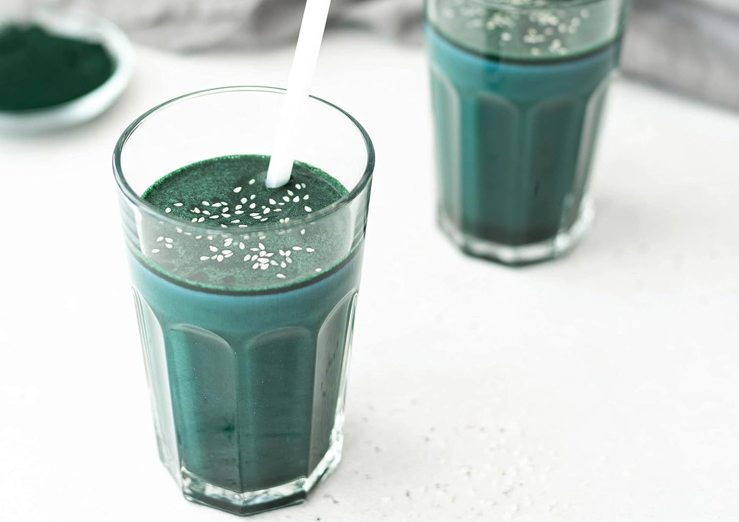 Organic Algae Powder Mix - Spirulina & Chlorella Blend, 4lb - Non-GMO, Rich in Chlorophyll, Raw, Vegan Superfood for Smoothies & Protein Boost - Espot.com.au