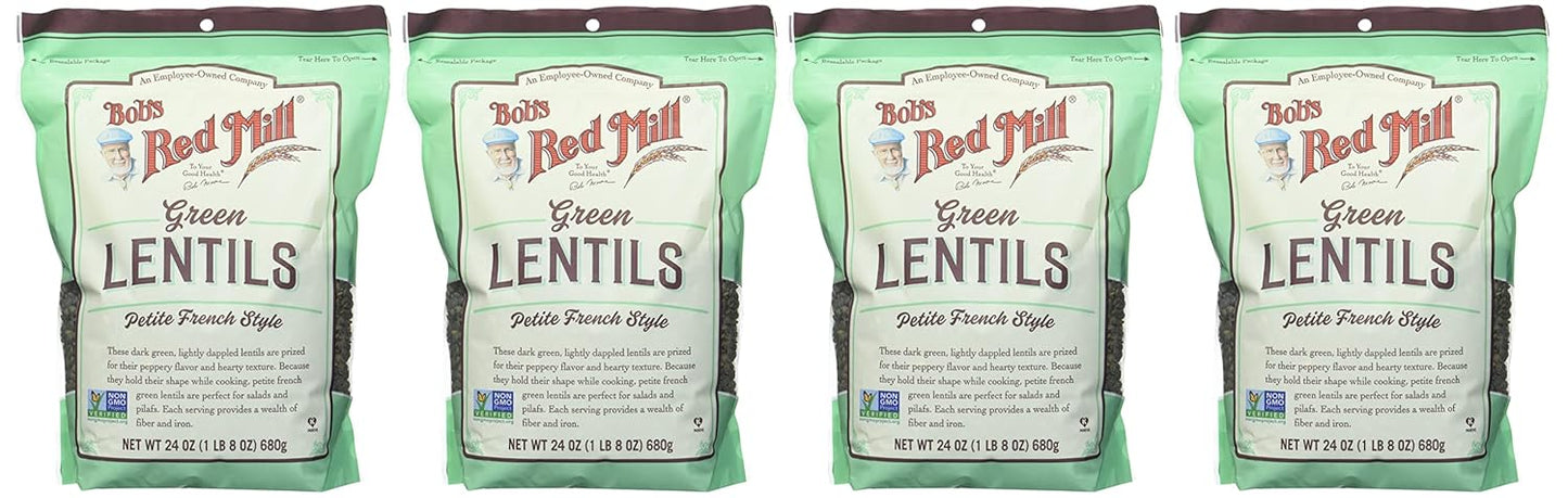 bobs-red-mill-green-lentil-beans---24-ounce-pack-of-4---nutritious-and-delicious-pulses-3