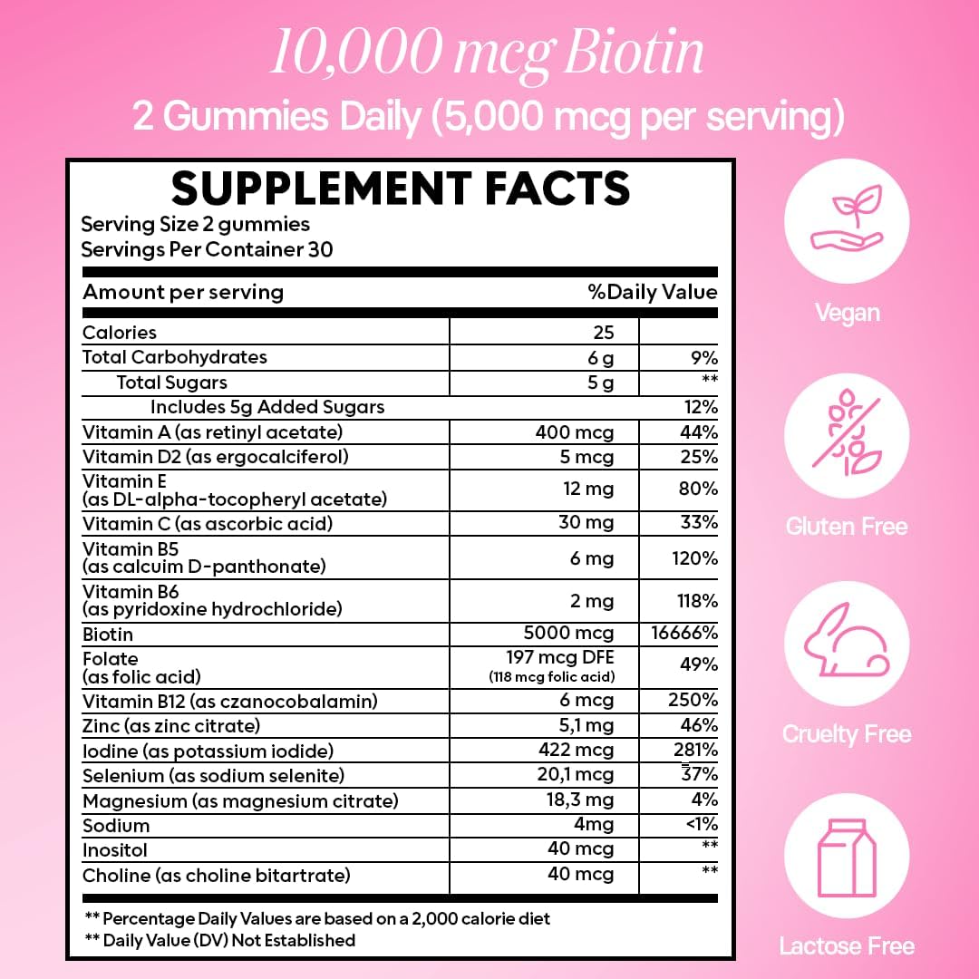 womens-hair-growth-gummies-with-biotin-and-vitamins---hair-skin-and-nails-supplement-for-faster-growth---hair-growth-for-women---biotin-gummies-2