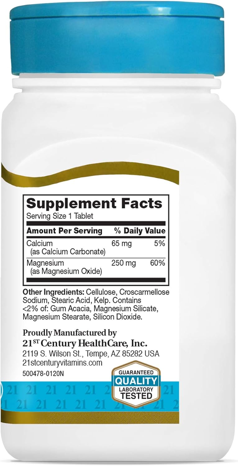 high-quality-21st-century-magnesium-tablets---250-mg-110-count-bottle-11