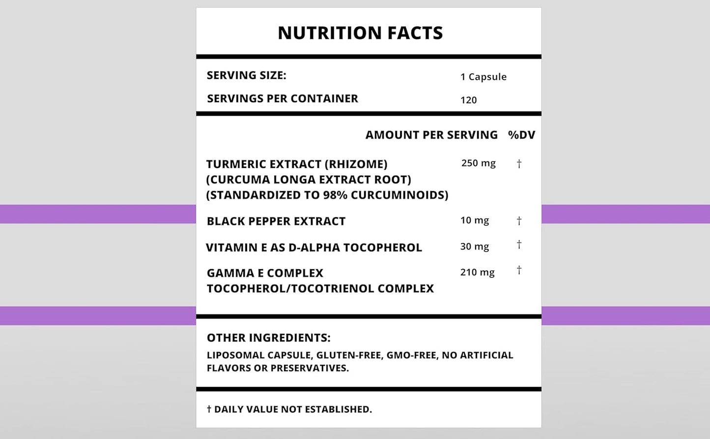 Antioxidant Anti-Inflammatory Supplement with Curcumin, Vitamin E, Black Pepper Extract - 120 Capsules for Immune Support & Enhanced Protocol Delivery - Espot.com.au