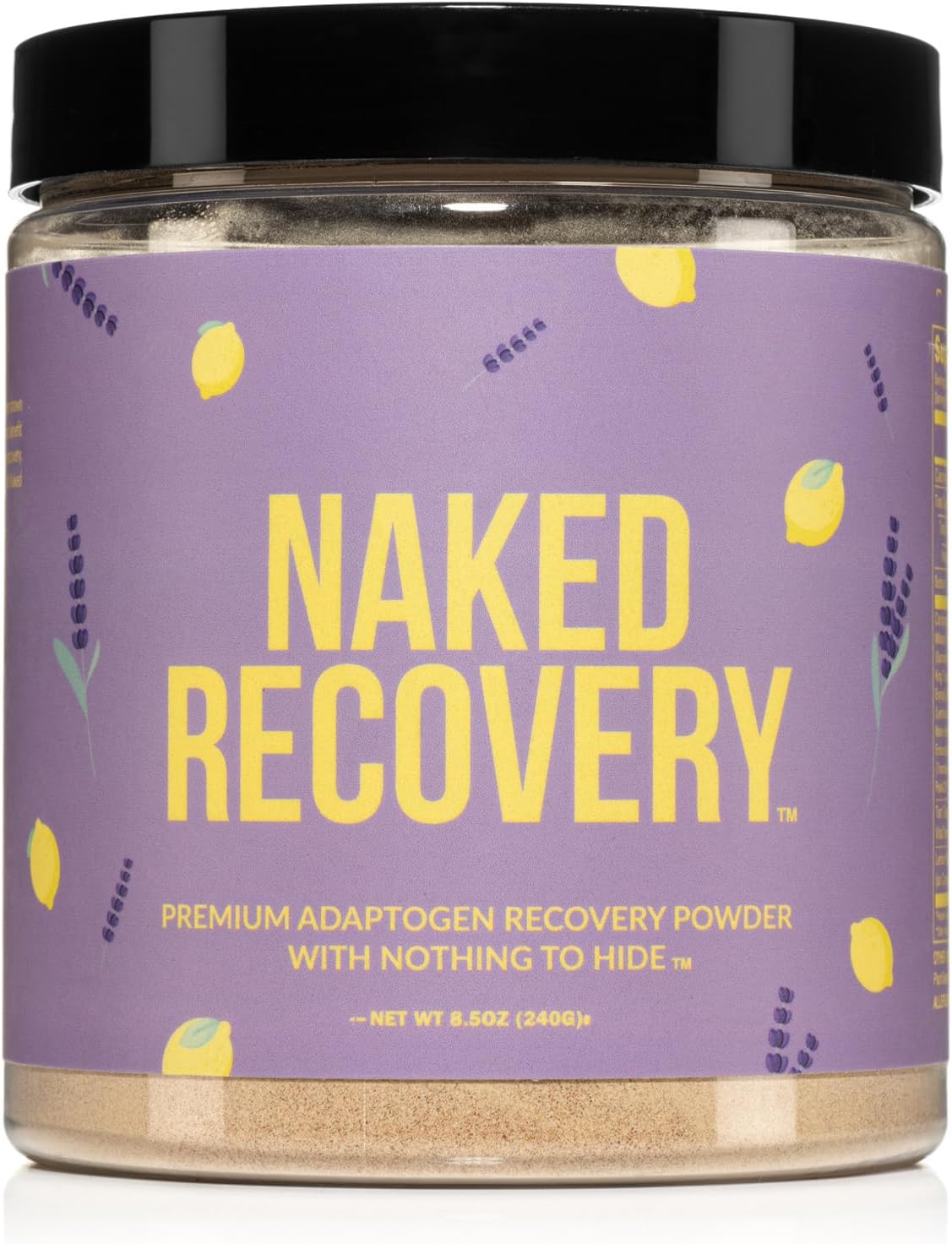 naked-recovery-mushroom-supplement-powder---lions-mane-cordyceps-reishi-tart-cherries-lemon-balm---adaptogen-wellness-formula-for-stress-relief-and-muscle-recovery---30-servings-1