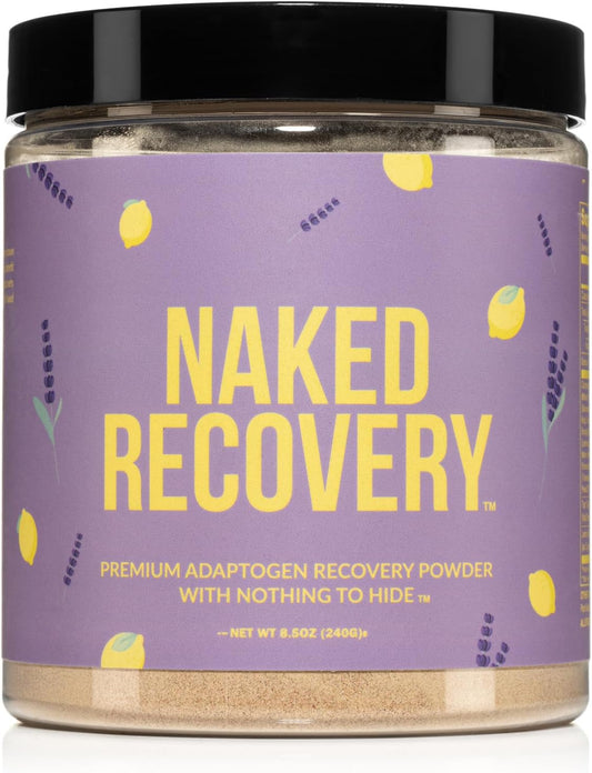 naked-recovery-mushroom-supplement-powder---lions-mane-cordyceps-reishi-tart-cherries-lemon-balm---adaptogen-wellness-formula-for-stress-relief-and-muscle-recovery---30-servings-1