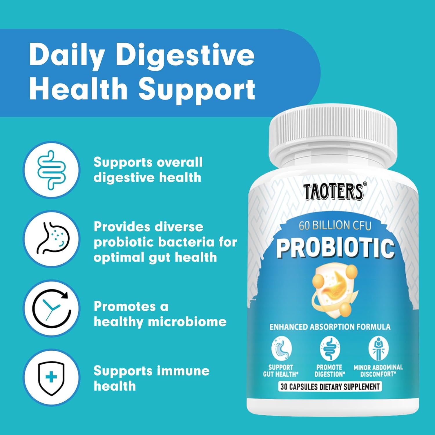 60-billion-cfu-probiotic-supplement-with-10-strains---prebiotics-and-probiotics-for-gut-health---supports-immune-system-ph-balance-diarrhea-gas-bloating---30-capsules-4
