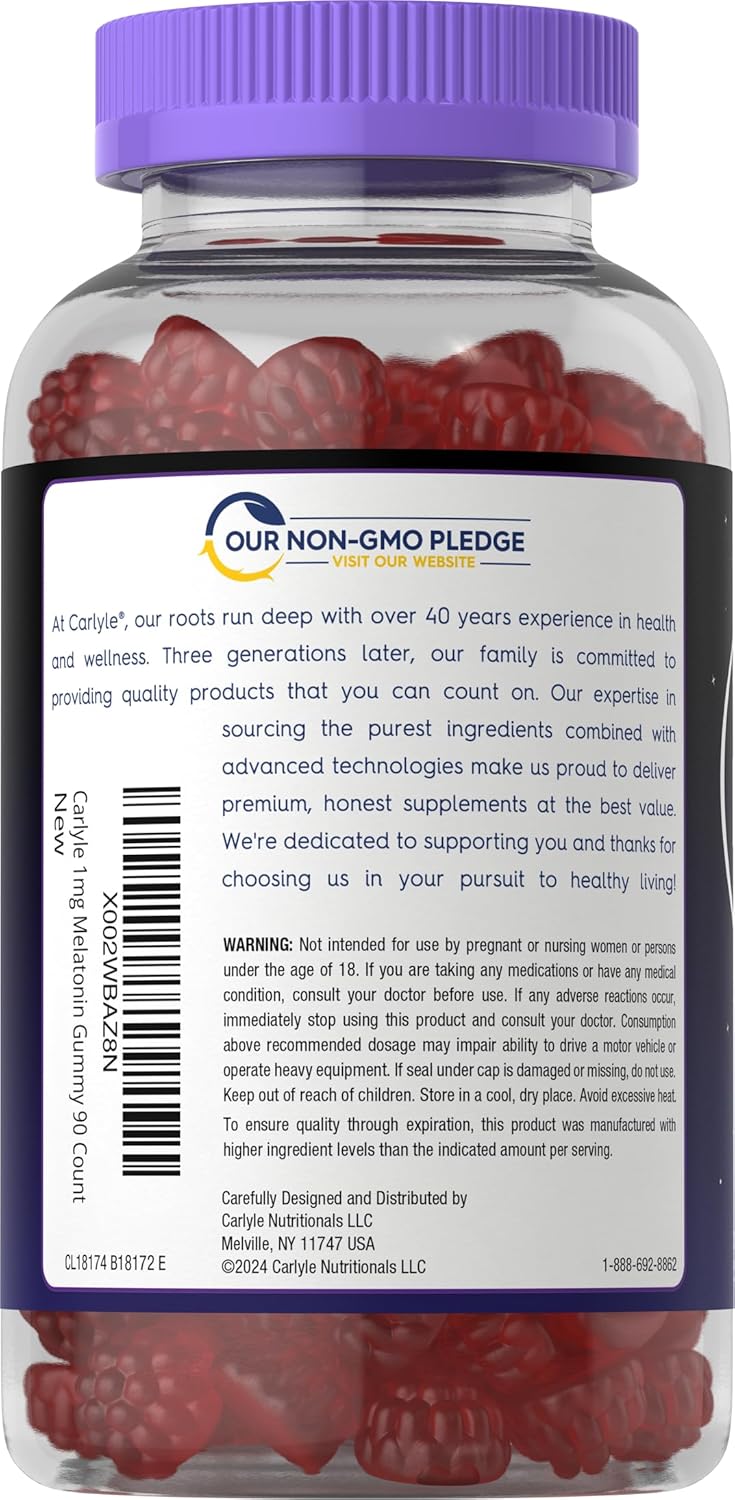 carlyle-melatonin-gummies---90-count-1mg---vegan-non-gmo-gluten-free---fruit-flavored-sleep-aid-3